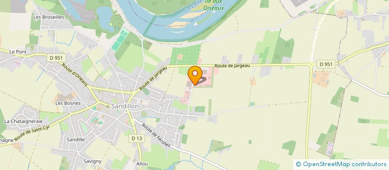 localisation de l'entreprise SCI ADE SEB à SANDILLON