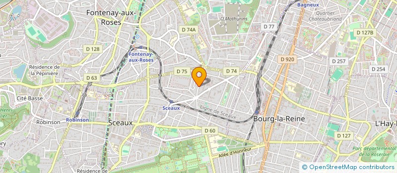 localisation de l'entreprise SCI ADEA à SCEAUX