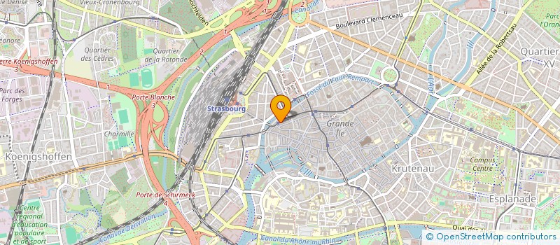 localisation de l'entreprise SCI ADEE à STRASBOURG