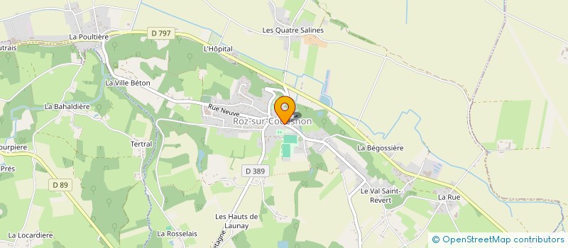 localisation de l'entreprise SCI ADEK  ROZ-SUR-COUESNON