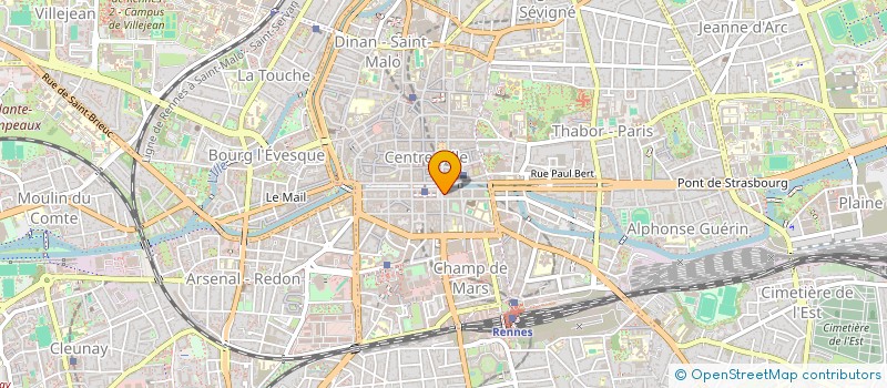 localisation de l'entreprise SCI ADEL à RENNES