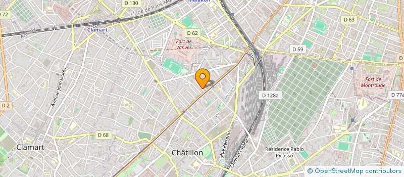 localisation de l'entreprise SCI ADEL  CHATILLON