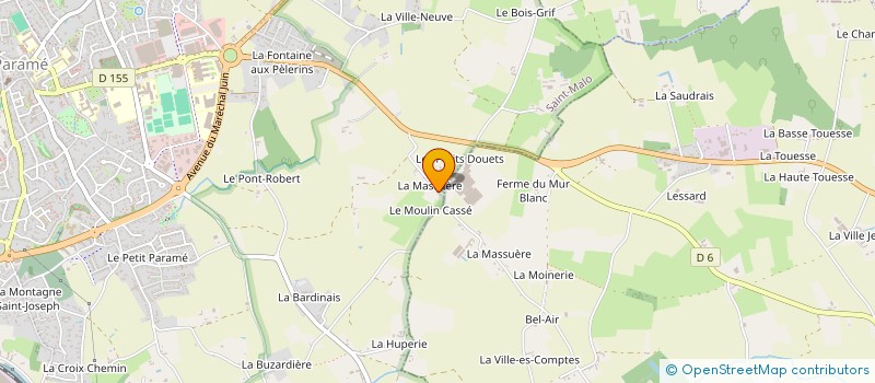 localisation de l'entreprise SCI ADEL  SAINT-MALO