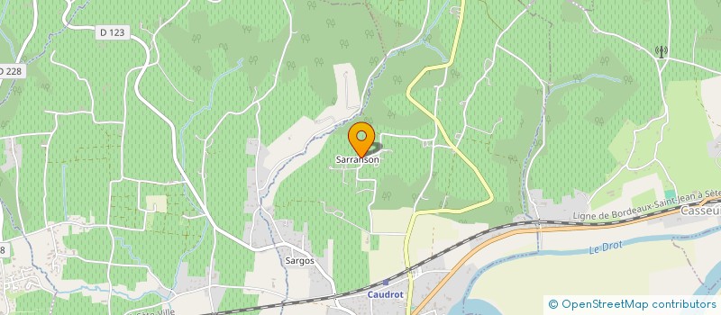 localisation de l'entreprise SCI ADEL  CAUDROT