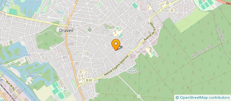localisation de l'entreprise SCI ADEL & CO à DRAVEIL