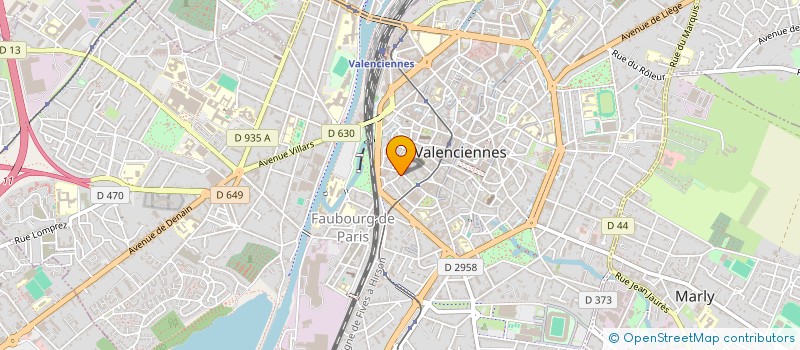 localisation de l'entreprise SCI ADELAIDE  VALENCIENNES