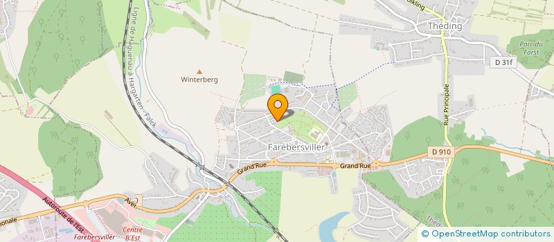 localisation de l'entreprise SCI ADELAIDE  FAREBERSVILLER