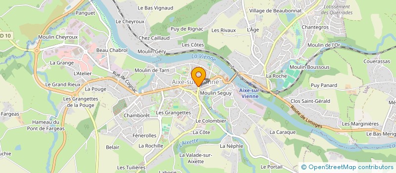 localisation de l'entreprise SCI ADELAIDE à AIXE-SUR-VIENNE