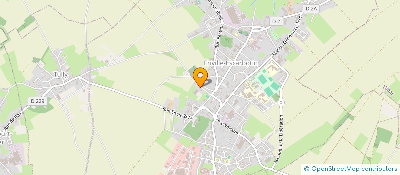 localisation de l'entreprise SCI ADELANDRE  FRIVILLE-ESCARBOTIN