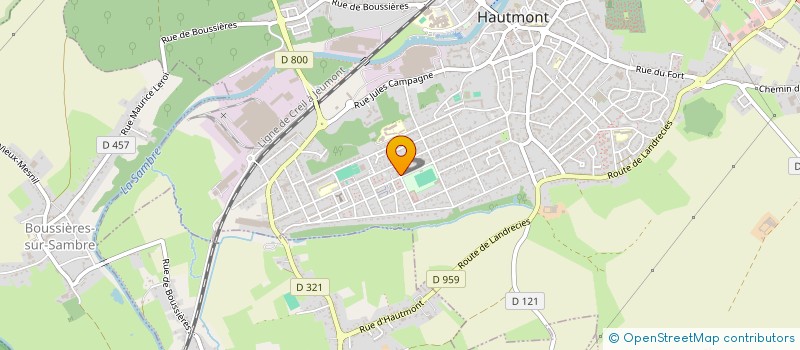 localisation de l'entreprise SCI ADELCORVIN  HAUTMONT