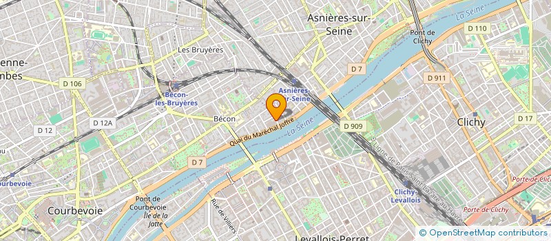 localisation de l'entreprise SCI ADELE à COURBEVOIE