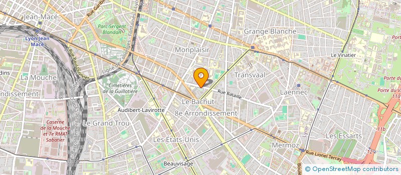 localisation de l'entreprise SCI ADELE  LYON