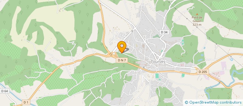 localisation de l'entreprise SCI ADELE à TOURVES