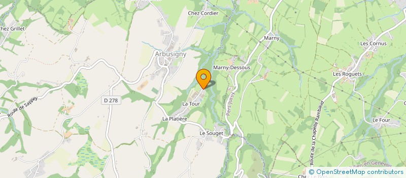 localisation de l'entreprise SCI ADELE FLEUTET  ARBUSIGNY