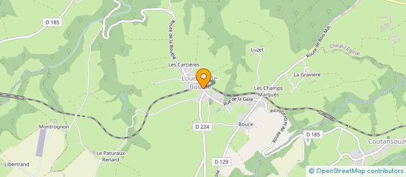 localisation de l'entreprise SCI ADELENTE  LOUROUX-DE-BOUBLE