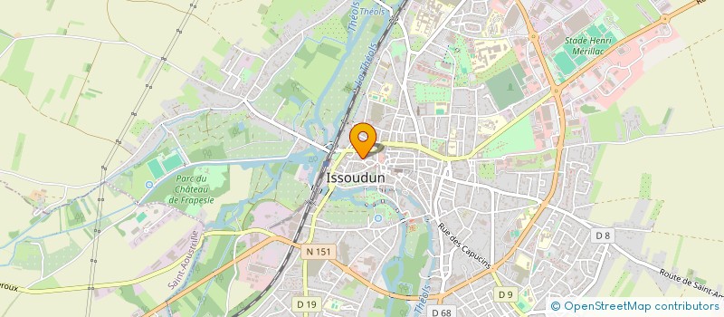 localisation de l'entreprise SCI ADELI à ISSOUDUN