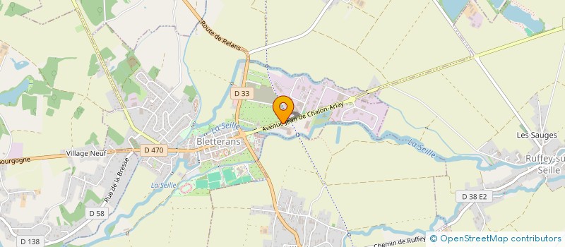 localisation de l'entreprise SCI ADELIE  BLETTERANS