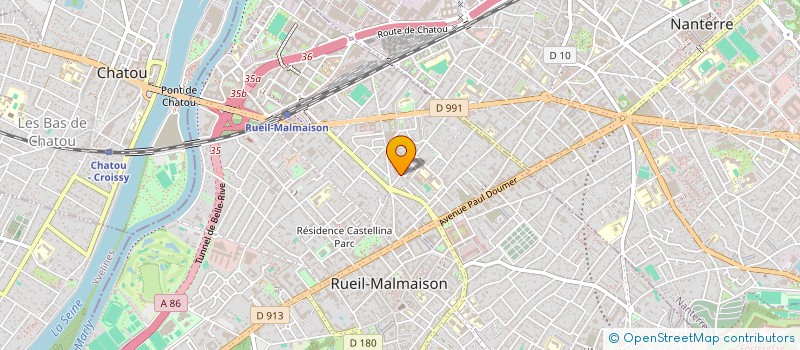 localisation de l'entreprise SCI ADELINE IMMOBILIER LOCATION à RUEIL-MALMAISON