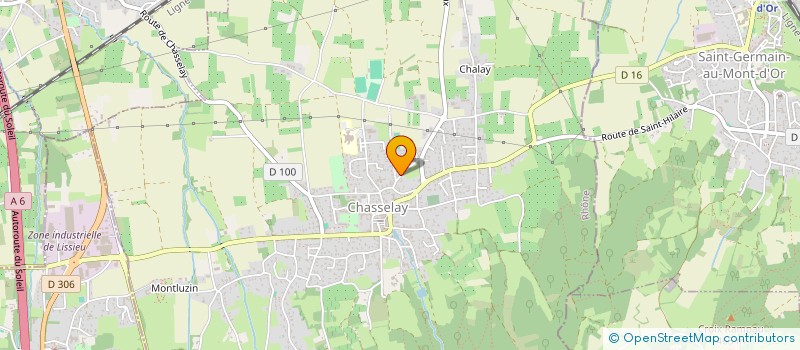 localisation de l'entreprise SCI ADELIS  CHASSELAY