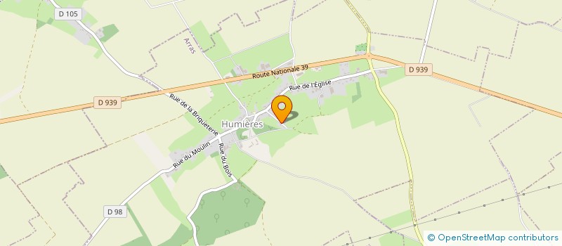 localisation de l'entreprise SCI ADELO  HUMIERES