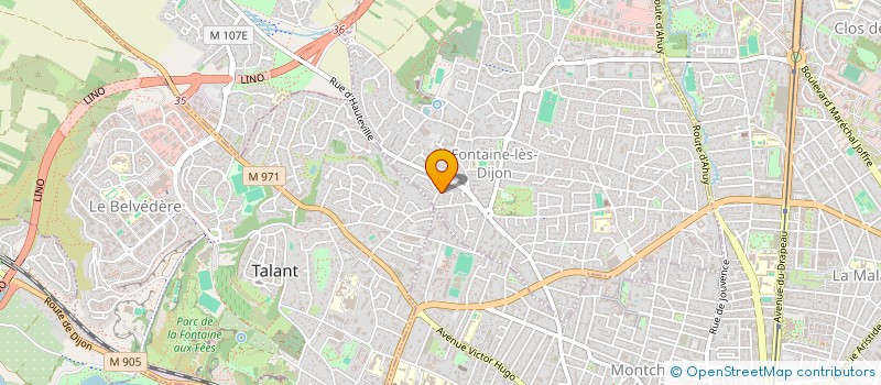 localisation de l'entreprise SCI ADELROC  DAIX