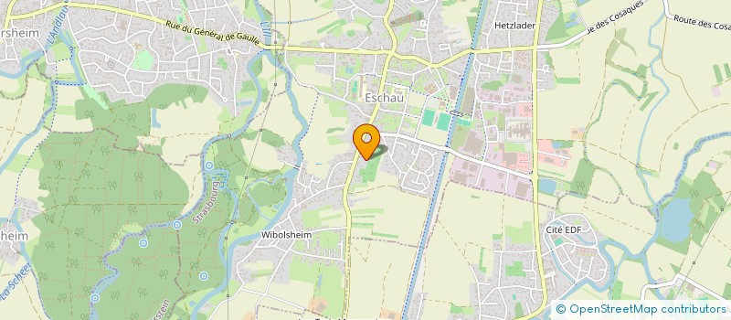 localisation de l'entreprise SCI ADELS  ESCHAU