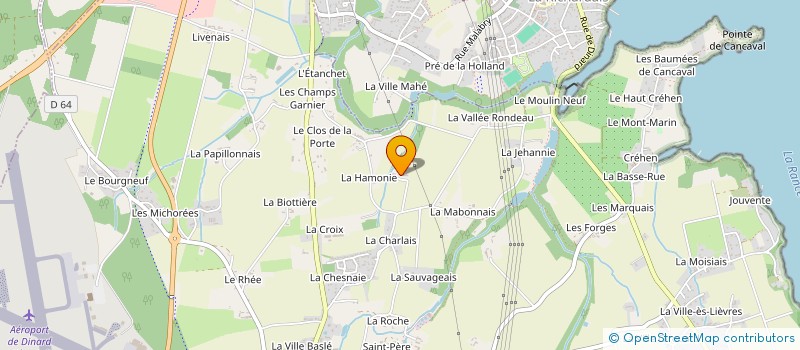 localisation de l'entreprise SCI ADELYNE  PLEURTUIT