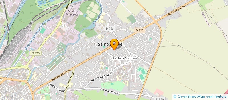 localisation de l'entreprise SCI ADEM  SAINT-SAULVE