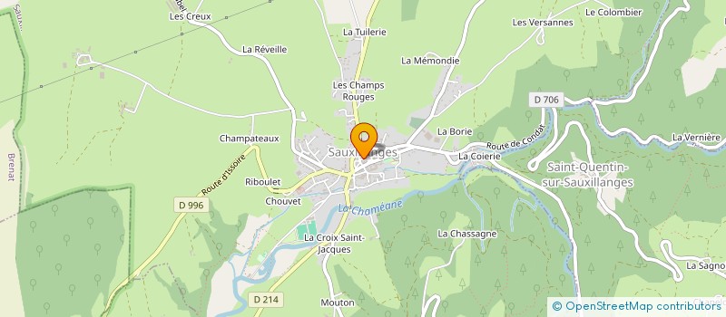 localisation de l'entreprise SCI ADEM  ISSOIRE