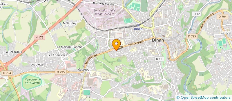 localisation de l'entreprise SCI ADEMA  DINAN