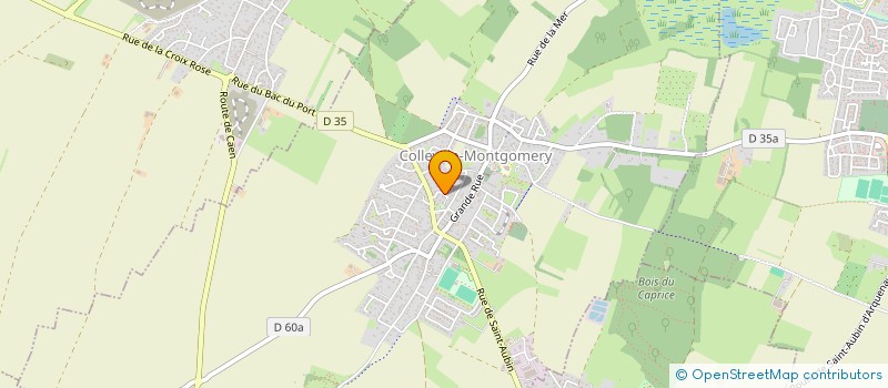 localisation de l'entreprise SCI ADEMA  COLLEVILLE-MONTGOMERY