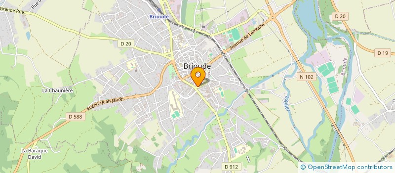 localisation de l'entreprise SCI ADEMA  BRIOUDE