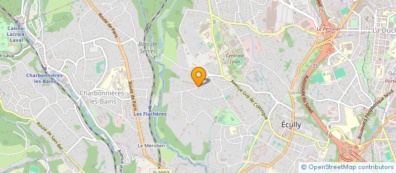 localisation de l'entreprise SCI ADEMAR  ECULLY