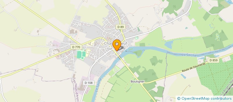 localisation de l'entreprise SCI ADEME  CHATEAU-GONTIER-SUR-MAYENNE