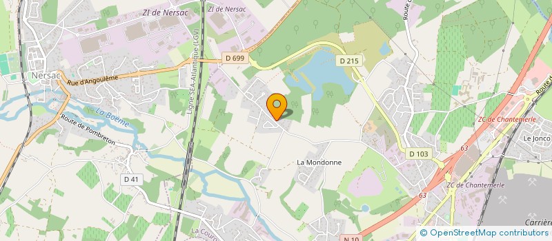 localisation de l'entreprise SCI ADEMIN  LA COURONNE