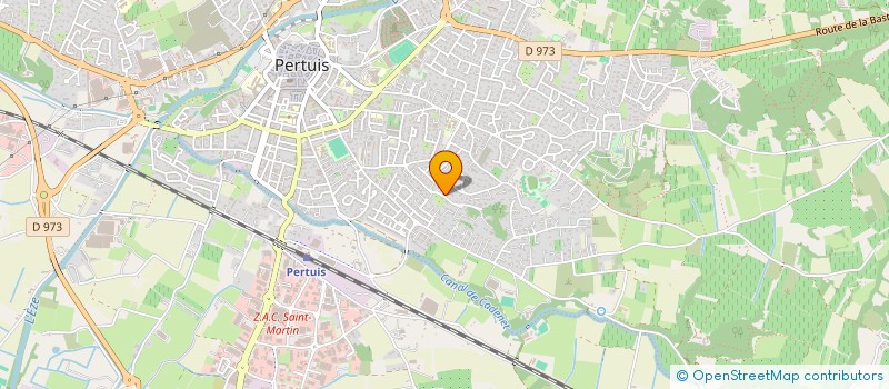 localisation de l'entreprise SCI ADENA  PERTUIS