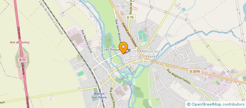 localisation de l'entreprise SCI ADENIC  MEHUN-SUR-YEVRE