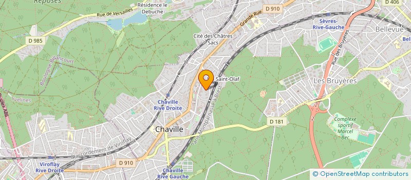 localisation de l'entreprise SCI ADEO  CHAVILLE