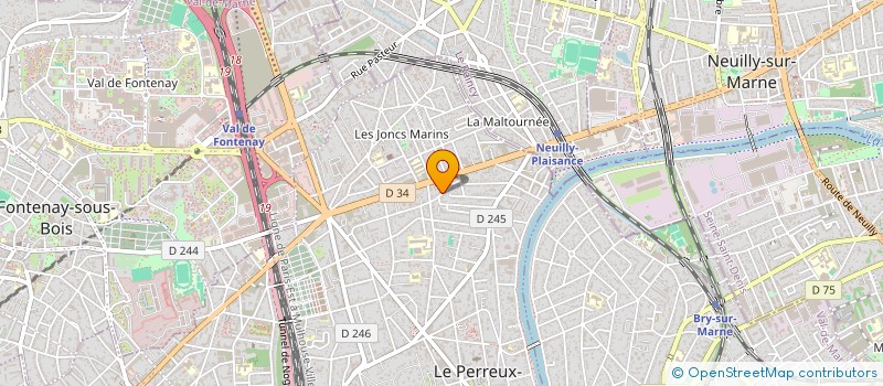 localisation de l'entreprise SCI ADEQUATION  LE PERREUX-SUR-MARNE