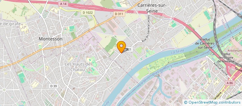 localisation de l'entreprise SCI ADER  CARRIERES-SUR-SEINE