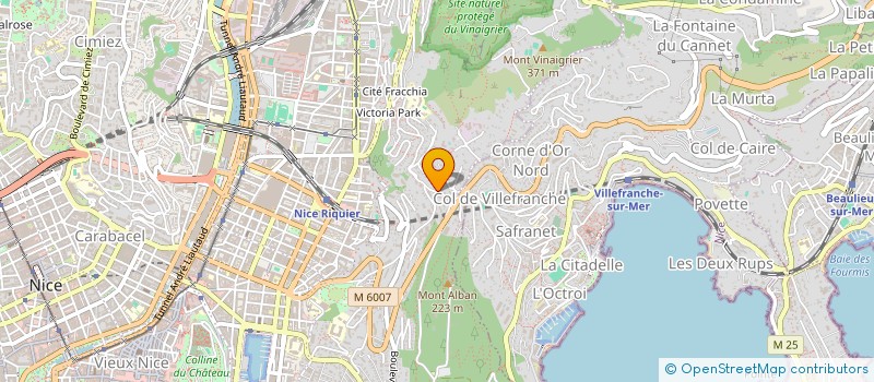 localisation de l'entreprise SCI ADEROSE à NICE