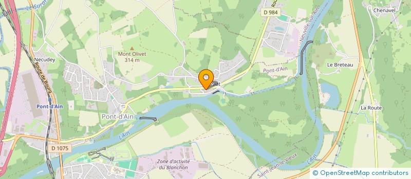 localisation de l'entreprise SCI ADERYP  PONT-D'AIN