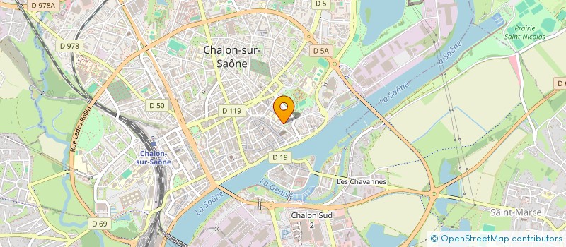 localisation de l'entreprise SCI ADES à CHALON-SUR-SAONE