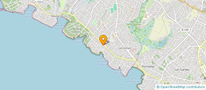 localisation de l'entreprise SCI ADETROS  VAUX-SUR-MER