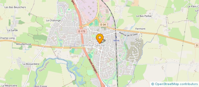 localisation de l'entreprise SCI ADEUX  VERN-SUR-SEICHE