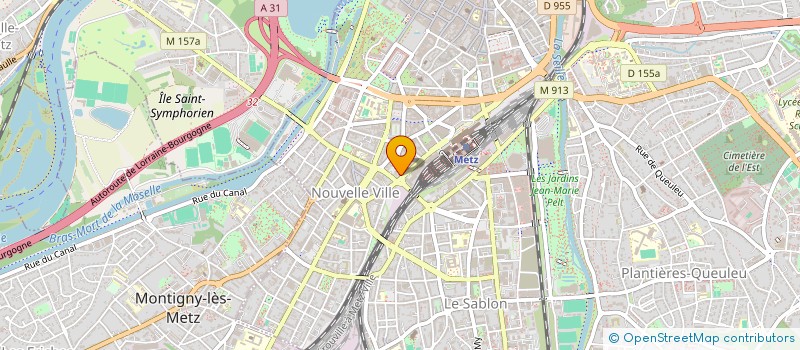 localisation de l'entreprise SCI ADEVIA  METZ