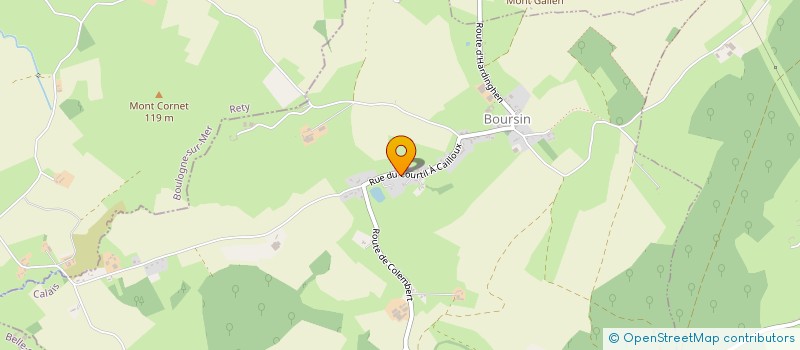 localisation de l'entreprise SCI ADF  BOURSIN