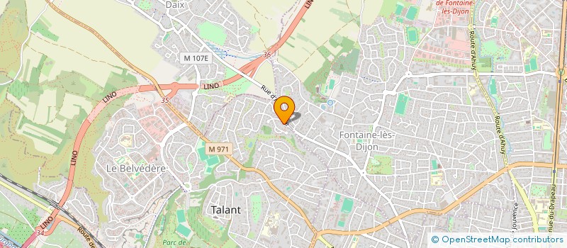 localisation de l'entreprise SCI ADFC BIONNAY  TALANT