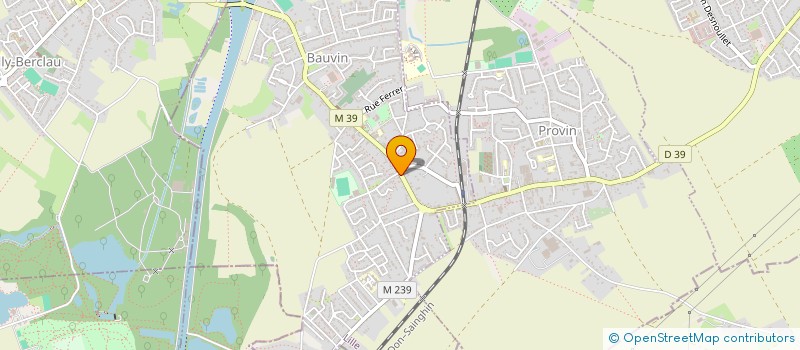 localisation de l'entreprise SCI ADFT  BAUVIN