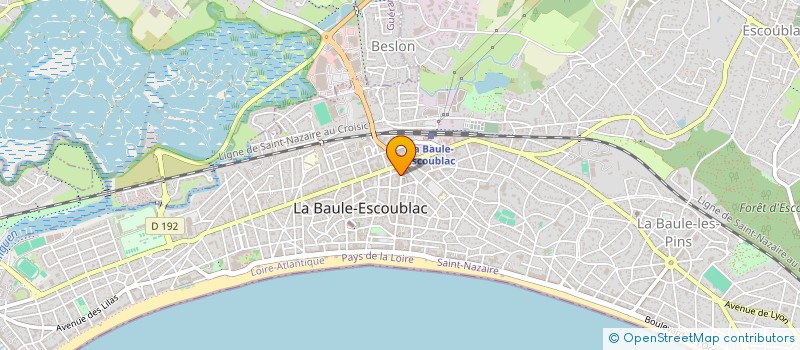 localisation de l'entreprise SCI ADG  LA BAULE-ESCOUBLAC